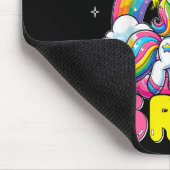 Frau Kindergarten Grad Unicorn Mousepad (Ecke)