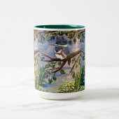 Frau Kingfisher Cup Zweifarbige Tasse (Mittel)