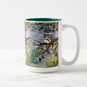 Frau Kingfisher Cup Zweifarbige Tasse