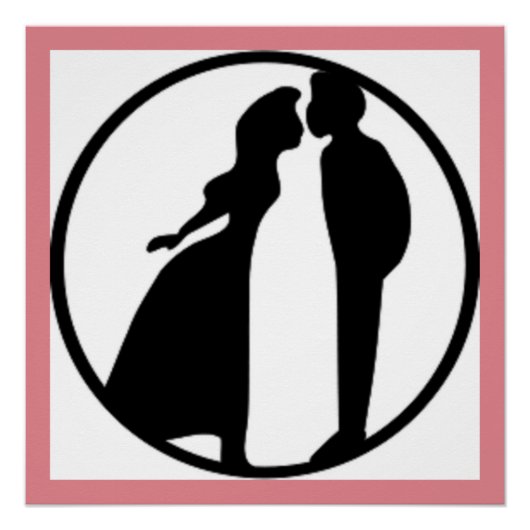 FRAU KISSING MAN POSTER (Vorderseite)