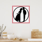 FRAU KISSING MAN POSTER (Küche)