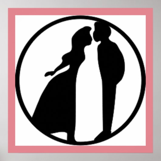 FRAU KISSING MAN POSTER (Vorne)
