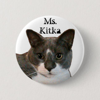 Frau Kitka Pin Button