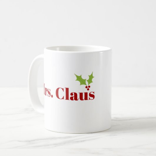 Frau Klaus Mug Kaffeetasse (Vorderseite Links)