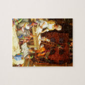 Frau Klaus u. Sankt Elfe backen Puzzle (Horizontal)