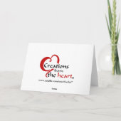 Frau Koch in der Küche Karte (Rückseite)