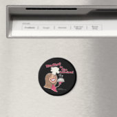 Frau Koch in der Küche Magnet (In Situ (Geschirrspüler))
