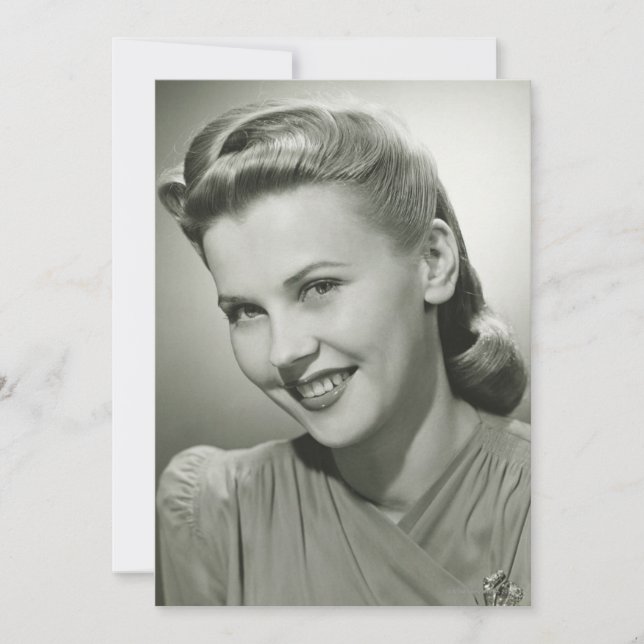 Frau lächeln 2 (Vorderseite)