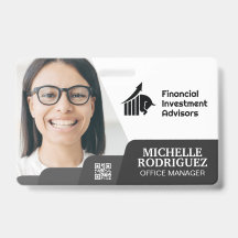 Frau lächelnd | Unternehmen | Barcode Visitenkarte