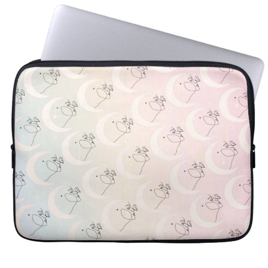 Frau Laptopschutzhülle (Vorderseite)