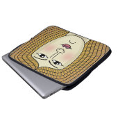 Frau Laptopschutzhülle (Vorne Knopf)