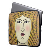 Frau Laptopschutzhülle (Vorderseite Links)