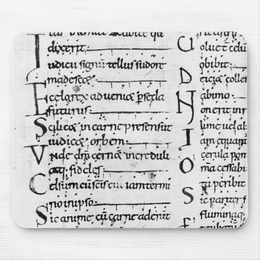 Frau Latin Lectionary Mousepad (Vorne)