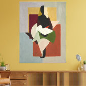 Frau Leinwanddruck (Insitu (Wohnzimmer))