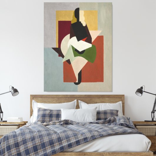 Frau Leinwanddruck (Insitu (Schlafzimmer))