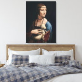 Frau Leonardo da Vincis mit Ermine (ca. 1490) Leinwanddruck (Insitu (Schlafzimmer))