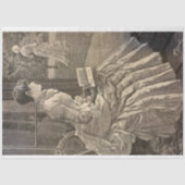 Frau lesen in den 1880er Jahren Seidenpapier (Vorderseite)