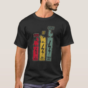Frau Level von Verrücktem Huhn  Hühnerperson T-Shirt