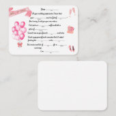 Frau Libs Advice Mitteilungskarte (Vorne/Hinten)