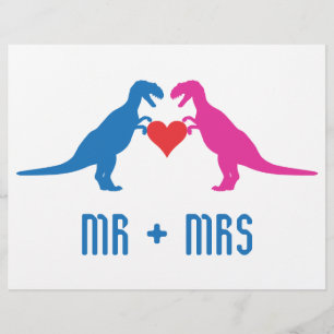 + Frau - Liebe Dinosaurier Flyer
