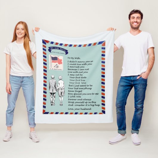 Frau Liebe Fleece-Decke Fleecedecke (Beispiel)