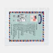 Frau Liebe Fleece-Decke Fleecedecke (Vorderseite (Horizontal))