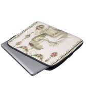 Frau liest Regency-Modebild Laptopschutzhülle (Vorne Knopf)