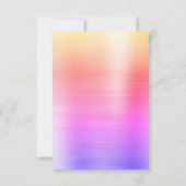 Frau Lila Pink Junggeselinnen-Abschied Einladung (Rückseite)