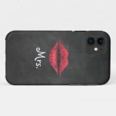Frau Lips auf Tafel iPhone 5 Case-Mate Hülle (Rückseite (Horizontal))