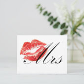 Frau Lips Postkarte (Stehend Vorderseite)
