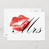 Frau Lips Postkarte (Vorne/Hinten)