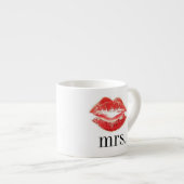Frau Lipstick Lips: Espresso-Tasse Espressotasse (Vorderseite Rechts)