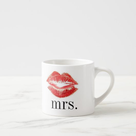 Frau Lipstick Lips: Espresso-Tasse Espressotasse (Rechts)