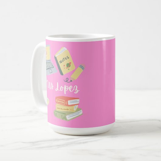 FRAU LOPEZ LEHRER KAFFEETASSE (Vorderseite Links)