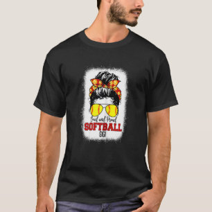 Frau Loud & Proud Softball Gigi Messy Bun Gigi B T-Shirt