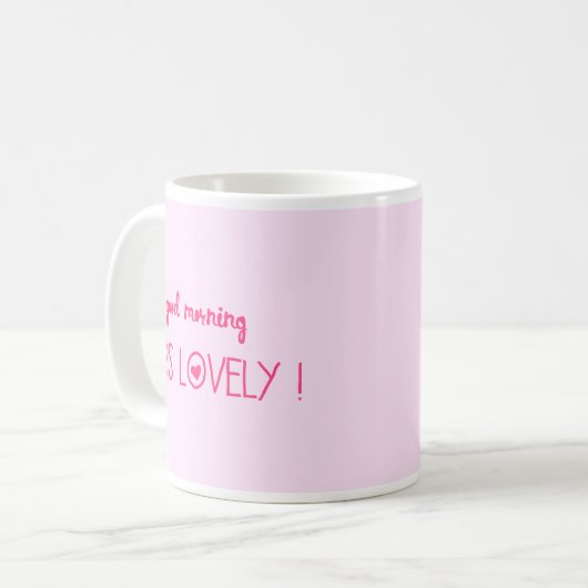 Frau Lovely Valentine Kaffeetasse (Vorderseite Links)