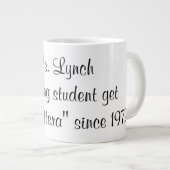 Frau Lynch Coffee Mug Jumbo-Tasse (Vorderseite Rechts)