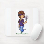 Frau Macky Mousepad (Mit Mouse)