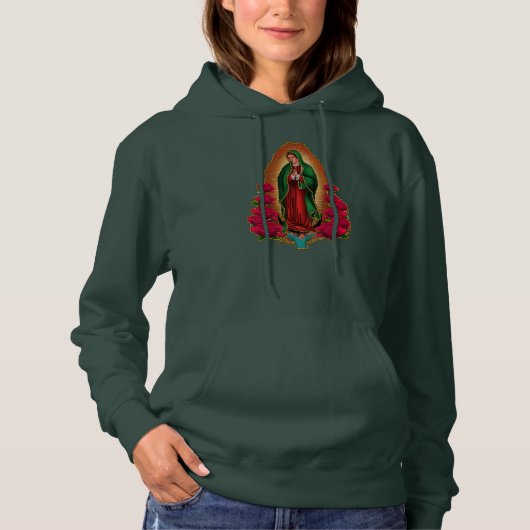 Frau Madre Virgen de Guadalupe Jungfrau Hoodie (Vorderseite)