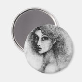 Frau Magnet (Vorderseite/Rückseite)