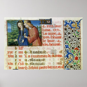 Frau Mai 134: Umwerbende Paare, von einem Buch von Poster