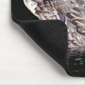 Frau Mallard Duck Mousepad (Ecke)