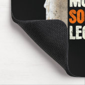 Frau Mama Sauerteig Legende Lustige Mutter Sauerte Mousepad (Ecke)
