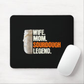 Frau Mama Sauerteig Legende Lustige Mutter Sauerte Mousepad (Mit Mouse)