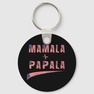 Frau Mamala Papala 2024 Kamala Harris Tim W Demo Schlüsselanhänger