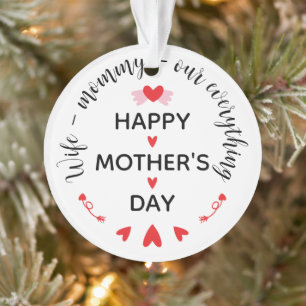 Frau Mami Unser Alles Süße Muttertagsgeschenke Ornament
