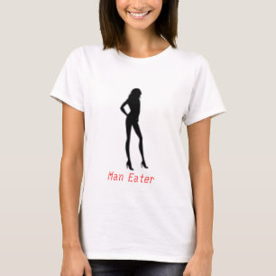 Frau, Mann-Esser T-Shirt