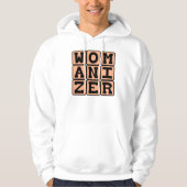 Frau, männlicher Chauvinist Hoodie (Vorderseite)