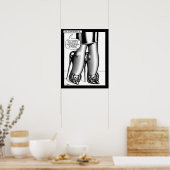 Frau Mars™/High Heels Poster (Küche)
