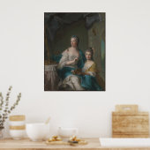 Frau Marsollier und ihre Tochter Poster (Küche)